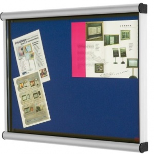 The Scroll Silver Framed Wall Mounted Show Case